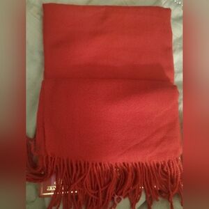 Red Scarf Women Winter Accessory New
